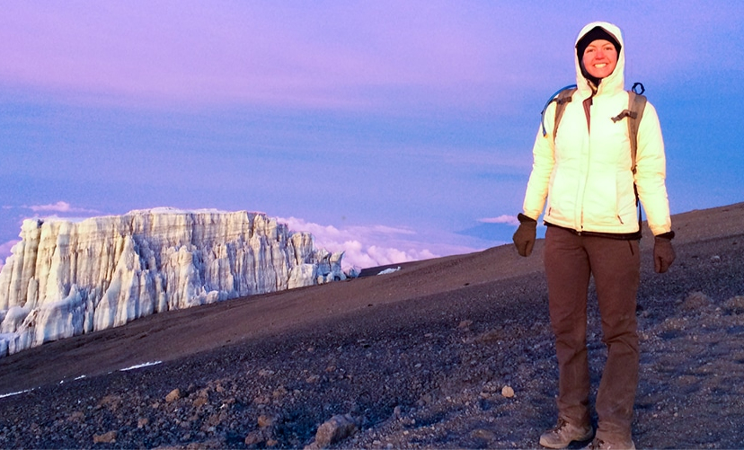 Maddy exploring the world