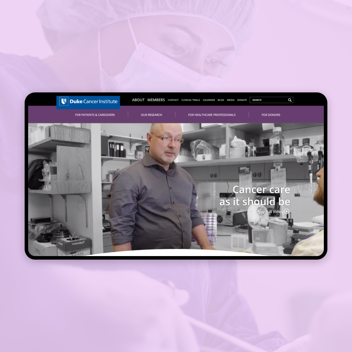 Duke Cancer Institute homepage