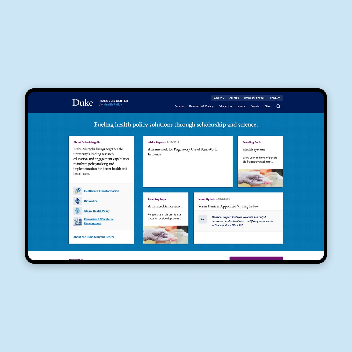 Duke Margolis Center Homepage