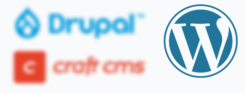 WordPress versus Craft CMS comparison infographic