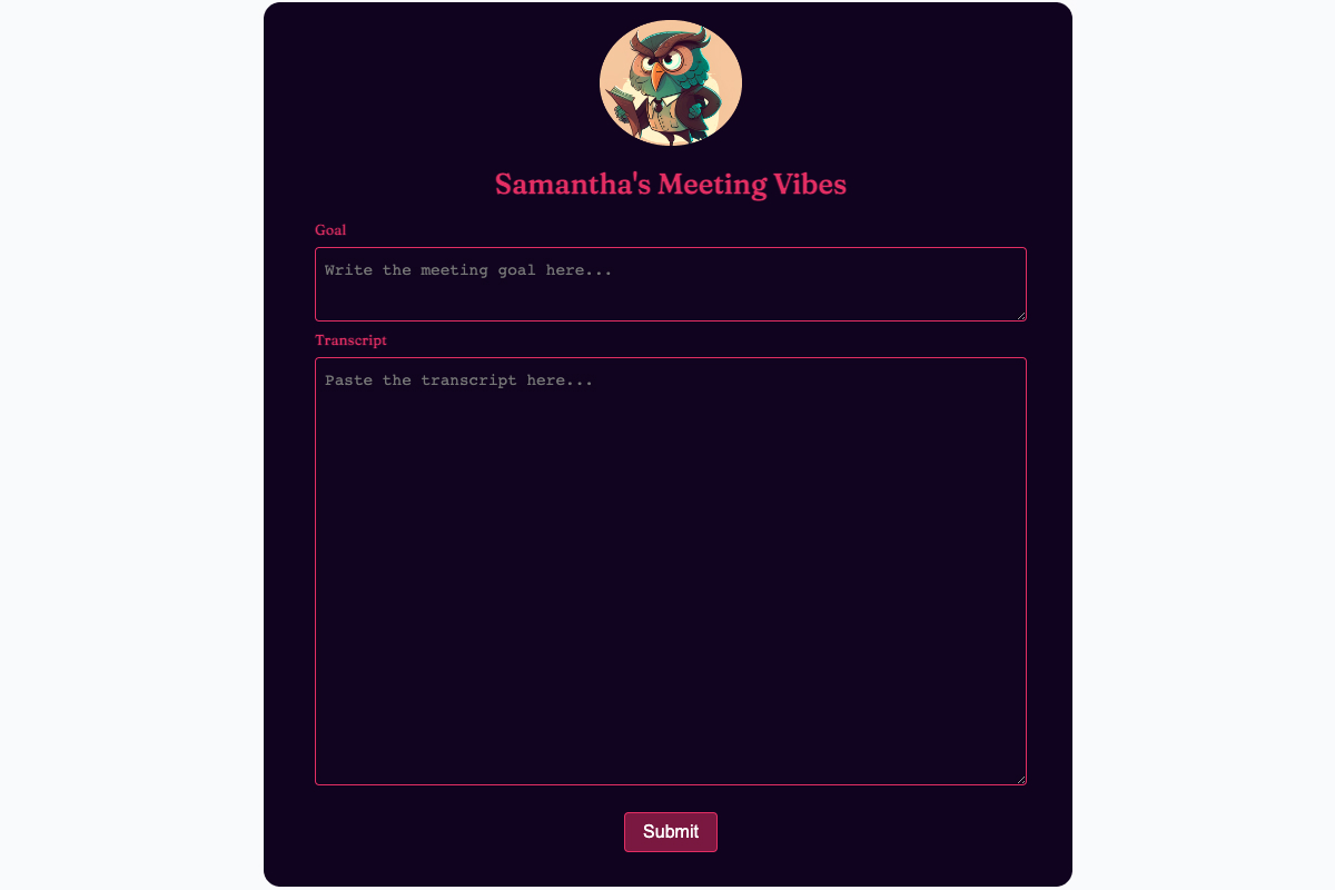 Samantha's meeting vibes
