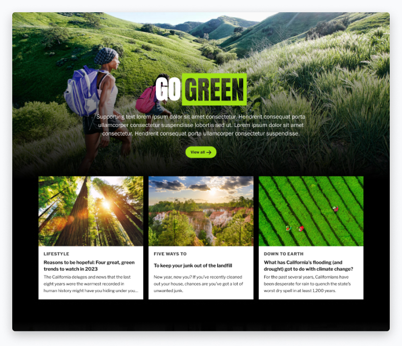 Component design example