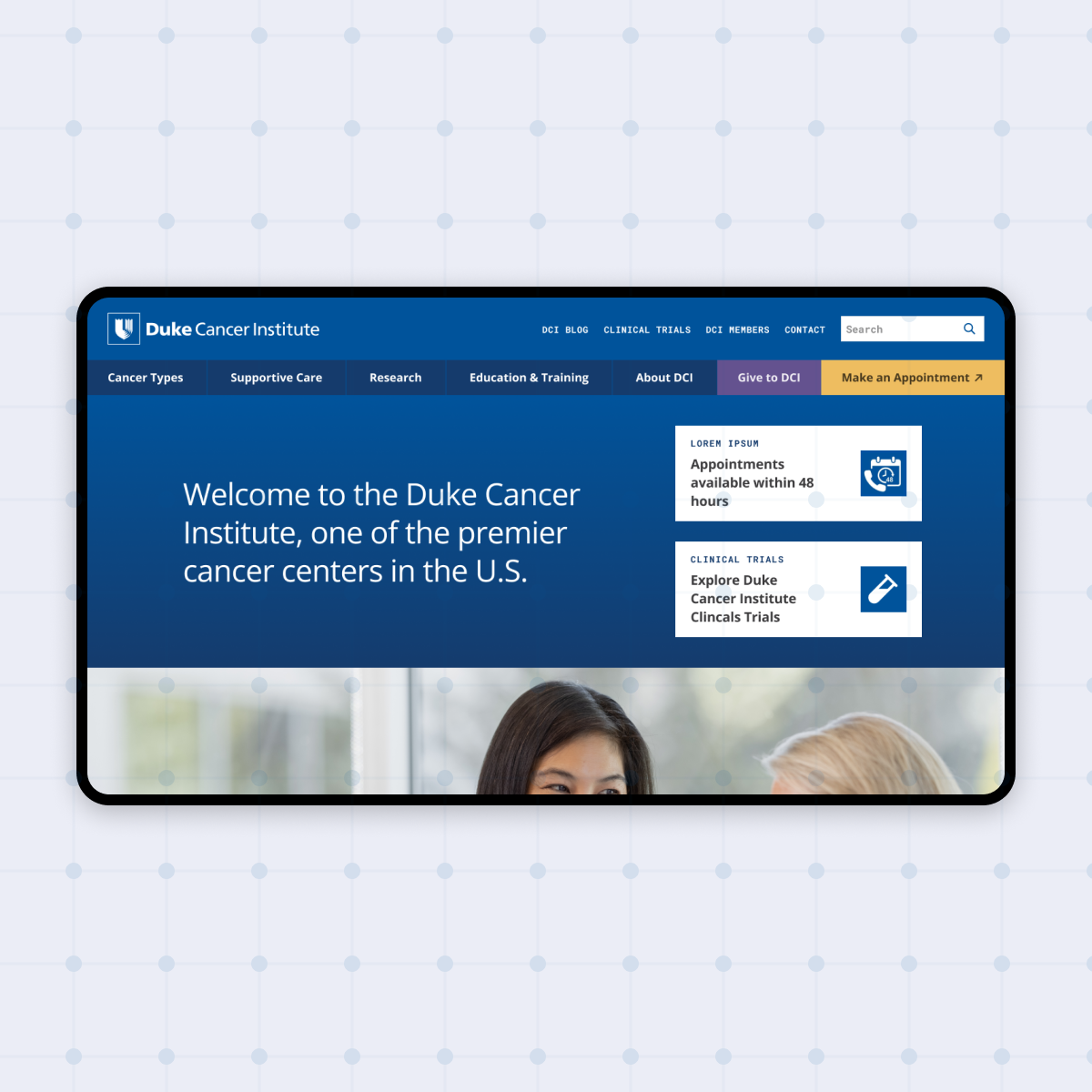 Duke Cancer Institute Homepage