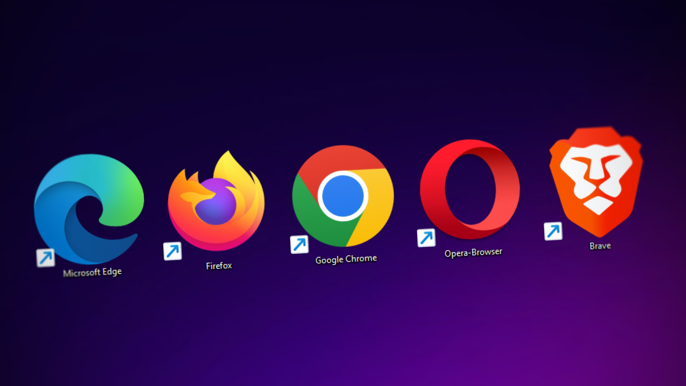 Logos for various web browsers
