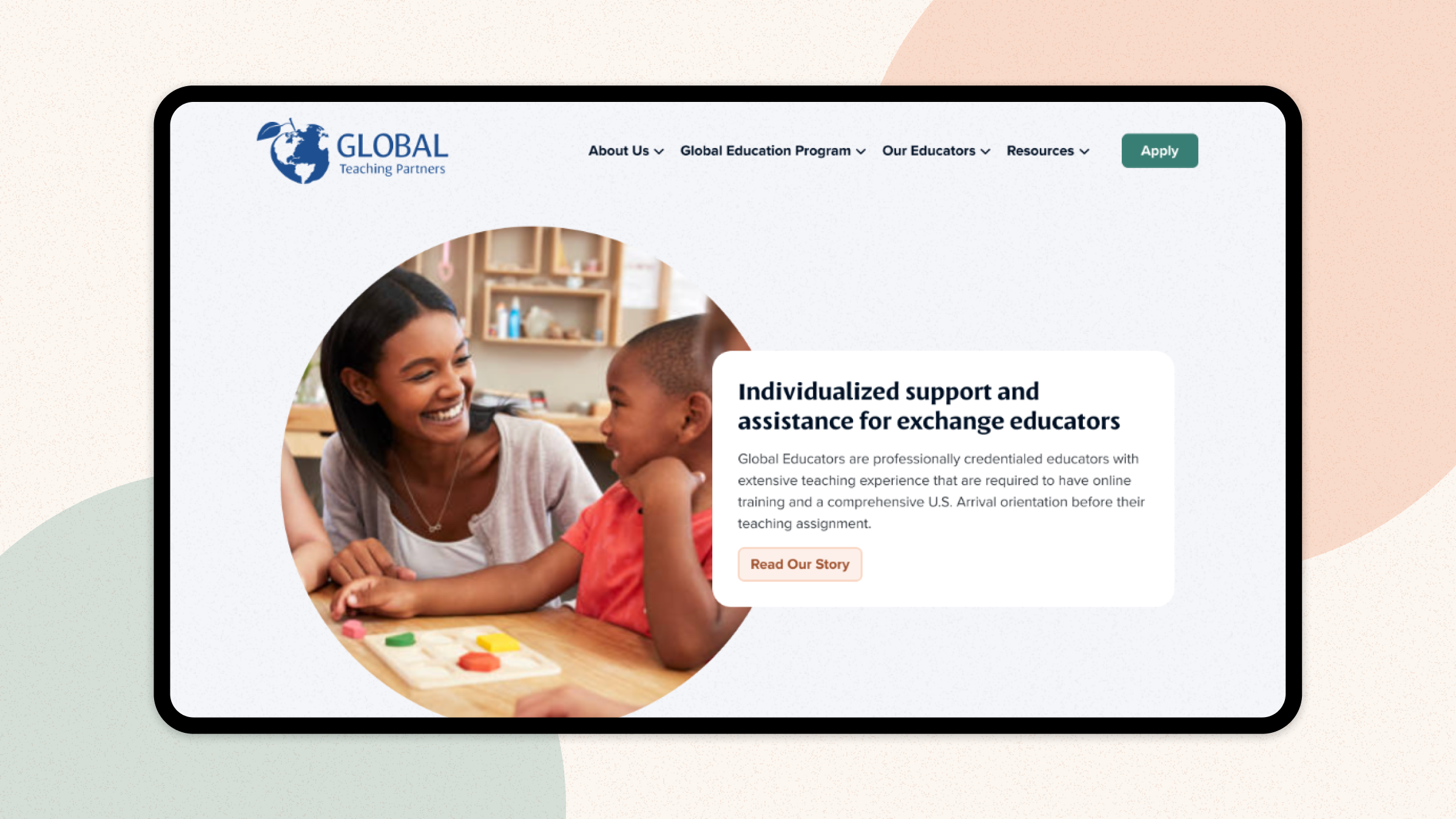global teaching partners homepage