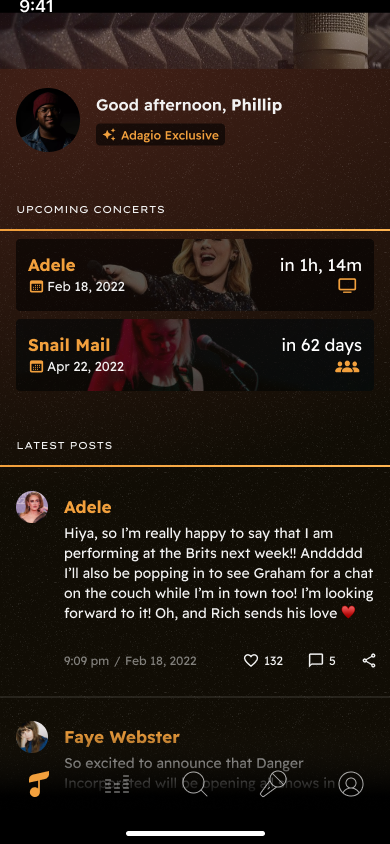 Screenshot of a comments section in a mobile app