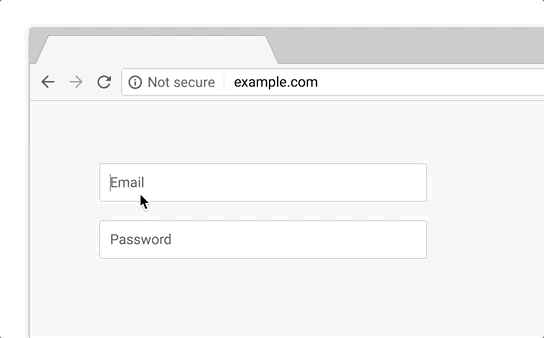 Chrome insecure message for HTTP