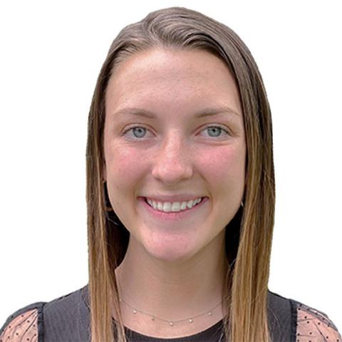 Jenna Spanswick on white background