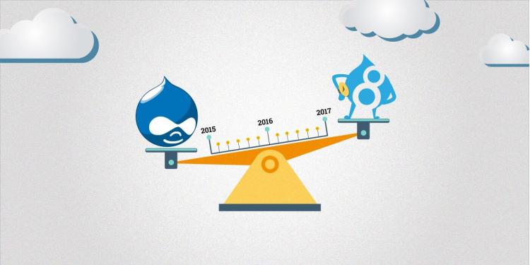 Drupal 7 outweighs Drupal 8 in 2016